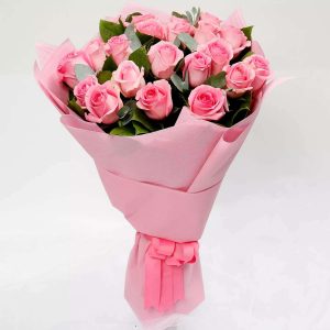 Ravishing Bouquet of 20 Pink Roses